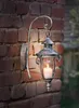 Wandlaterne "Shabby" aus Metall und Glas, Wandkerzenhalter Produktbild-Vorschau 1