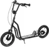 A black scooter with large wheels is shown against a white background. Produktbild-Vorschau