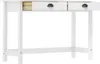 vidaXL Konzolový stolík Hill s 2 zásuvkami 110x45x74 cm Náhľad obrázku produktu 2