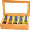 KESPER Teebox Tee-Box mit 5 Fächern aus Bambus 36 x 20 x 9 Produktbild-Vorschau 7