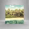 Bilder auf glas - Einteilig - Natur Strand Palmen - 60x60cm Produktbild-Vorschau 3