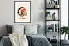 MuchoWow® Gerahmtes Poster Tier - Eule - Indianer - Vogel Produktbild-Vorschau 2