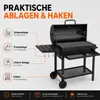 THE BLACK BEAST Holzkohlegrill Grillwagen - Kohlegrill BBQ Produktbild-Vorschau 6