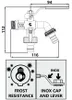 Dvojitý duální výstupní zahradní kulový kohout 1/2" x 3/4" Náhled obrázku produktu 2