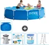 Intex Rundrahmen-Schwimmbecken – 305 x 76 cm – Blau – Produktbild-Vorschau 1