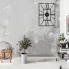 Opviq, Happy- PIR2057, Schwarz, Wanduhren, 50 x 70 cm, 100% Produktbild-Vorschau 1