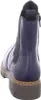 A rear view of a blue Chelsea boot with a thick brown sole. Anteprima dell’immagine prodotto