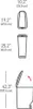 Simplehuman - Poubelle Slimline 40 litres Voir les images du produit 7