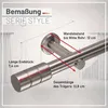 Deco-Raum Gardinenstange auf Maß Style Edelstahl-optik Produktbild-Vorschau 5