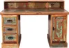 SIT Mobili Scrivania | 3 cassetti, 1 anta | Legno di Anteprima dell’immagine prodotto 6