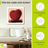 ARTland Leinwandbild Weiches Herz Größe: 50x50 cm Produktbild-Vorschau 2