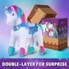 PonyCycle Model Y Plyšový jednorožec na jazde pre deti 4-7 Náhľad obrázku produktu 8