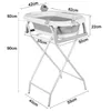 Baignoire pliable pour bébé avec support Thermomètre Tapis Voir les images du produit 4