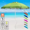Sonnenschirm 200 cm mit UV-Schutz für Strand oder Angeln Produktbild-Vorschau 1