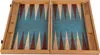 Manopoulos Premium Backgammon Set – Türkis Naturkork & Produktbild-Vorschau 3