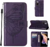 Xiaomi Poco X4 NFC Hülle, Schmetterling Prägung Flip Leder Produktbild-Vorschau 1