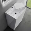 doporro freistehendes Standwaschbecken BTH: 55x42x85cm weiß Produktbild-Vorschau 4
