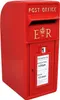 Cassetta postale in stile inglese Cassetta postale rossa Anteprima dell’immagine prodotto 1