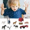 10 Stück Bauernhof-Tierfiguren, Spielzeug, realistische Produktbild-Vorschau 4