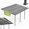 Juskys Terrassenüberdachung Borneo 5x3 m – Aluminium Produktbild-Vorschau 1
