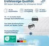 Marketing image for a mattress, highlighting its features and quality. Produktbild-Vorschau