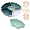 Snackbox transparent mit 5 Fächern und Deckel - 30 cm - Produktbild-Vorschau 3