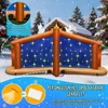 Aufblasbare Weihnachtskrippe 3,6 m mit LED, Geburt Jesu Produktbild-Vorschau