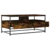 vidaXL Konferenčný stolík Smoked Oak 100x51x45 cm Náhľad obrázku produktu 3