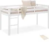 Homestyle4u Hochbett 90x200 mit Lattenrost Leiter Produktbild-Vorschau 2