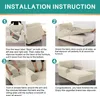 Chaise Longue Cover Stretch Chaise Longue Slipcover pro Náhled obrázku produktu 4
