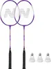 Nrz2053 Hliníková / Badmintonová Sada 2 Rakety + 3 Čepelky Náhled obrázku produktu 2