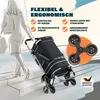 MONZANA® 3in1 Einkaufstrolley 56L bis 50 kg klappbar Produktbild-Vorschau 3