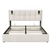 Boxspringbett 140x200 mit Leselicht, Hydraulisches Produktbild-Vorschau 14