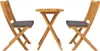 vidaXL Tuinset bistro, 3 stuks, bruin, massief acaciahout Productafbeelding-voorbeeld 6