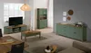 Credenza Miranda in legno massiccio colore verde e pino Anteprima dell’immagine prodotto 9