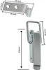1 Spannverschluss Kistenverschluss 75 x 27 x 3 Gegenhaken Produktbild-Vorschau 2