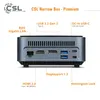 Mini-PC CSL Narrow Box Premium / 16GB / 500 GB M.2 SSD / Produktbild-Vorschau 4