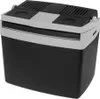 A black and gray portable cooler is shown against a white background. Podgląd zdjęcia produktu