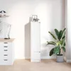 vidaXL Highboard Weiß 29,5x34x119,5 cm Holzwerkstoff Produktbild-Vorschau 3