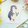 Mr. & Mrs. Panda Postkarte Friseurin Herz - Weiß - Produktbild-Vorschau 2