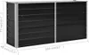DELUKE® Hochbeet für Garten OSKAR Anthrazit | 160x40x77cm | Produktbild-Vorschau 2