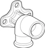 Geberit Anschlusswinkel Mapress d= 15mmxRp 1/2, Kupfer, Produktbild-Vorschau 4