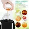 Glasflasche, Trinkflasche Glas Auslaufsicher, Wasserflasche Produktbild-Vorschau 7