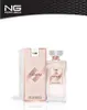 A product shot of a perfume bottle and its box. Produktbild-Vorschau