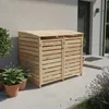 Kondela Mülltonnenbox aus Holz für zwei Tonnen Brudo Typ 1 Produktbild-Vorschau 7
