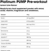 Optimum Nutrition Platinum Pump 380 g Pulver Lemon-Lime Produktbild-Vorschau 7
