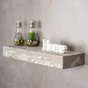 levandeo Wandregal aus Massivholz, Shabby Chic, 60x20x8 cm, Produktbild-Vorschau 1