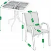 JUMI Meble Ogrodowe taras balkon zestaw komplet stół Podgląd zdjęcia produktu 8