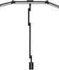 A black LED desk lamp with a clamp base and adjustable arms, shown against a white background. Náhled obrázku produktu
