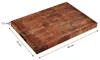 Tabla de cortar de acacia KESPER – Tabla de carnes maciza Vista previa de la imagen del producto 6